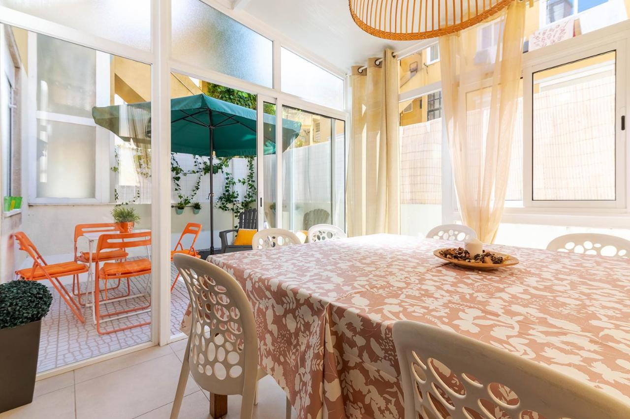 Alm- Spacious. Sunny. Patio. Quiet Area. Fast Wifi Lissabon Exterior foto